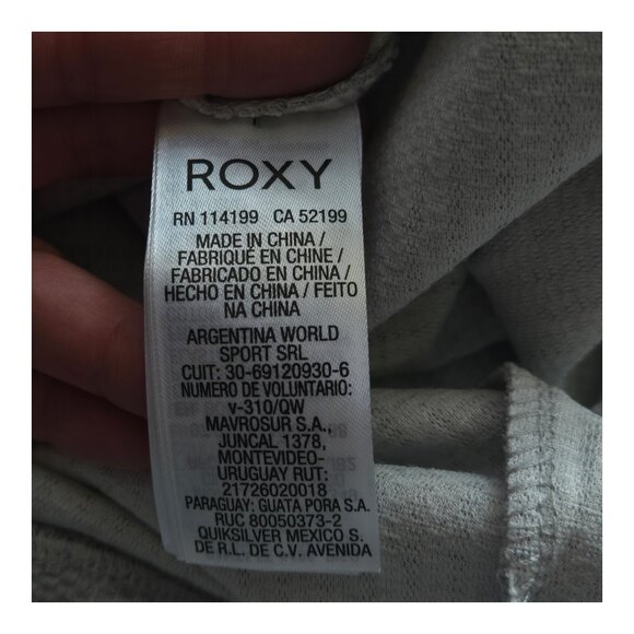 Roxy Skirt Gray Mid-Length Sparkle View Casual Comfort Stretch Size Small NWT - Picture 6 of 9